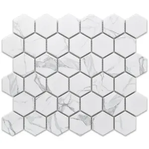 Mozaika hexagon Classic Carrara Mat 27,7/32,3