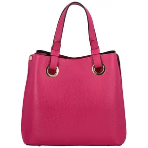 Dámská kožená kabelka fuchsiová - Delami Roseli