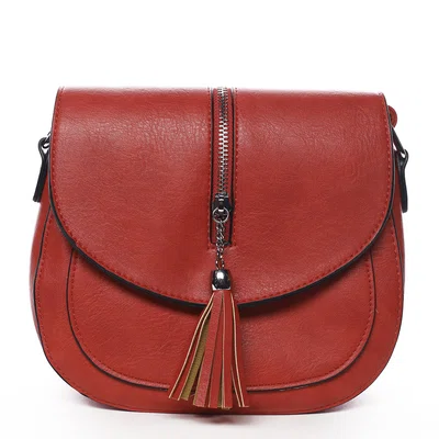 Dámská crossbody kabelka červená - Romina & Co Bags Vaia