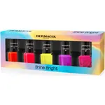 Dermacol Neon Shine Bright sada lakov na nechty