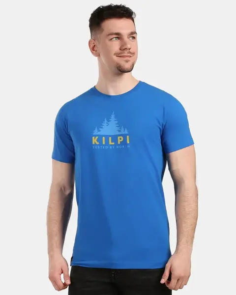 Pánské bavlněné tričko kilpi discover-m modrá l