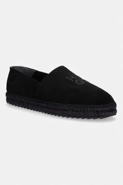 HUGO espadrily pánské semišové Sannes