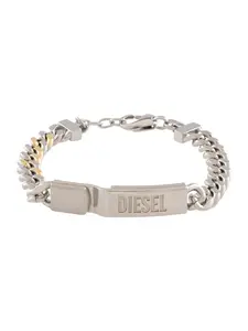 DIESEL Náramok  zlatá / strieborná