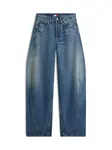 Tommy Jeans Džínsy 'Twisted Seam Mid Rise Barrel'  tmavomodrá