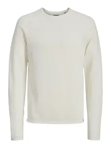 JACK & JONES Sveter 'JWHHILL'  biela