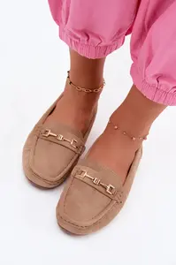 Dámské semišové mokasíny Corinell Khaki