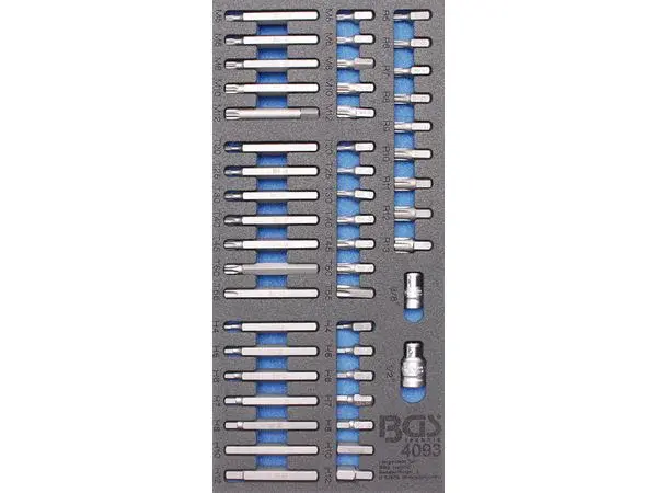 BGS Technic BGS 4093 Kombinované bity 3/8". Sada 49 dílů