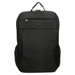 Business batoh na notebook Enrico Benetti Conell, polyester, 17" − čierna