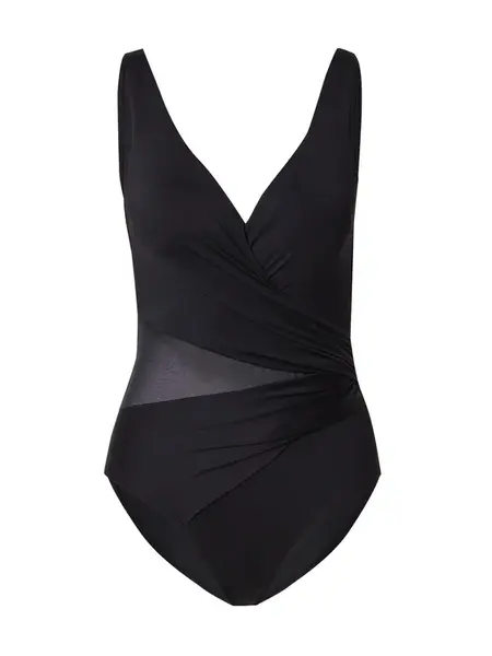 Hunkemöller Formujúce plavky 'Shell Mesh'  čierna