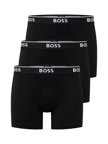 BOSS Boxerky 'Power'  svetlohnedá / čierna / biela