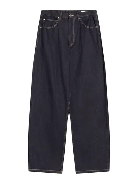 Bershka Džínsy  námornícka modrá / hnedá