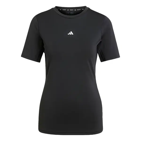 ADIDAS PERFORMANCE Funkčné tričko 'TECHFIT Training'  čierna / biela