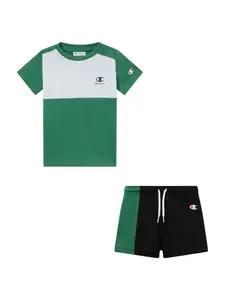 Champion Set  námornícka modrá / zelená / čierna / biela