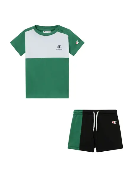 Champion Set  námornícka modrá / zelená / čierna / biela