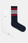 Ponožky Tommy Hilfiger 2-pack pánské, tmavomodrá barva, 701232594