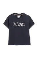Bavlněné dětské tričko BOSS