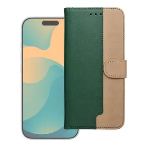 Flipové pouzdro Split Book case pro Xiaomi Redmi Note 15 5G, green gold