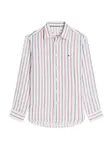 TOMMY HILFIGER Košeľa  opálová / čerešňová / biela