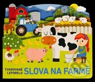 Tvarované leporelo - Slova na farmě