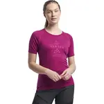 TENSON HIMALAYAOOL TEE Dámské triko z merino vlny, fialová, velikost