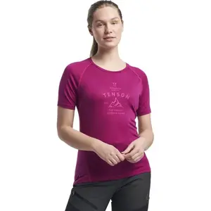 TENSON HIMALAYAOOL TEE Dámské triko z merino vlny, fialová, velikost
