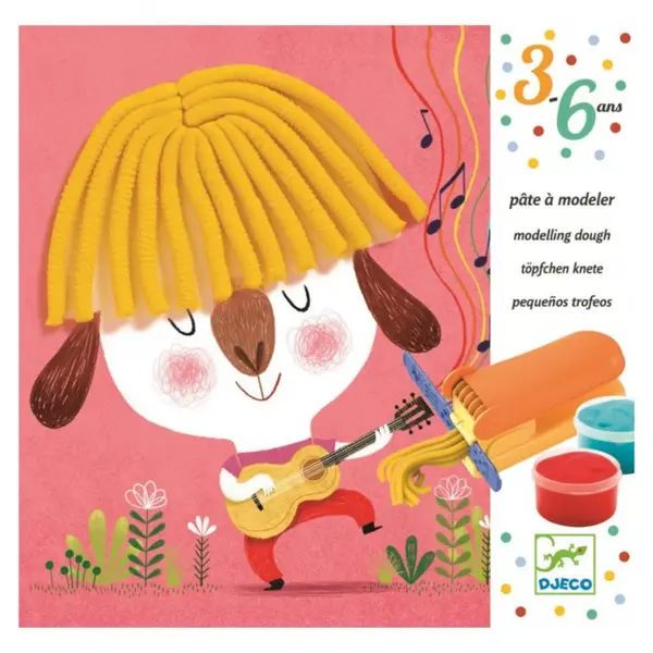 DJECO Tiskneme a tvarujeme z modelíny Účesy