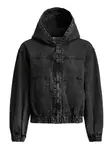 khujo Prechodná bunda 'Gretel'  čierny denim