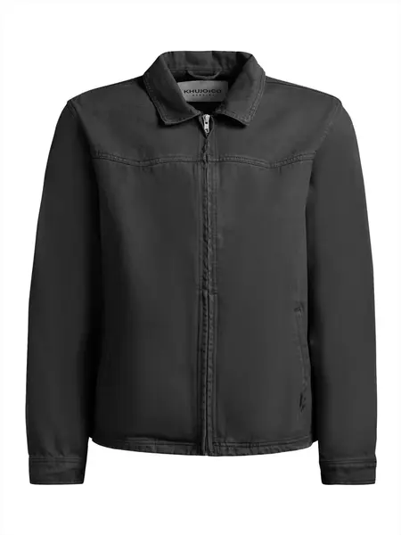 khujo Prechodná bunda 'REILLY '  čierny denim