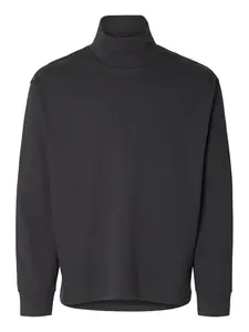 SELECTED Tričko  tmavosivá