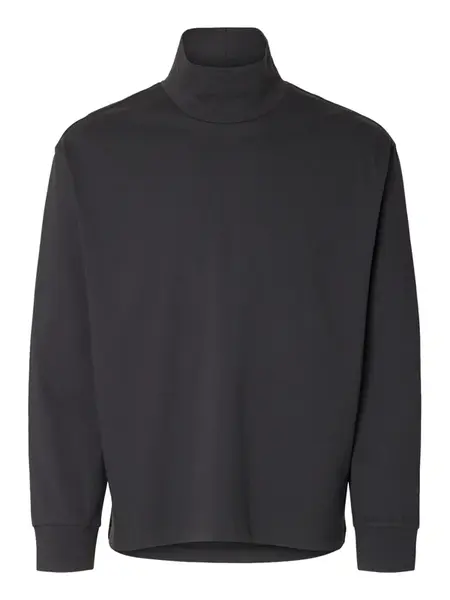 SELECTED Tričko  tmavosivá