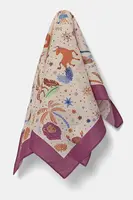 Bavlněný šátek women'secret dámský, bílá barva, 7899679