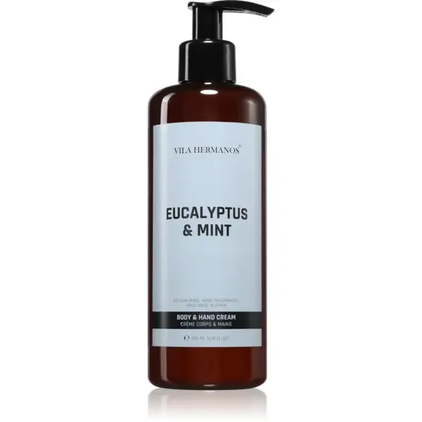 Vila Hermanos Apothecary Eucalyptus & Mint telový krém 300 ml