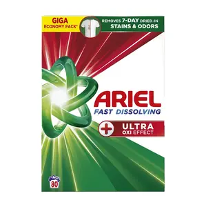 ARIEL Plus Ultra Oxi Effect Prací prášok 80 praní 4,4 kg