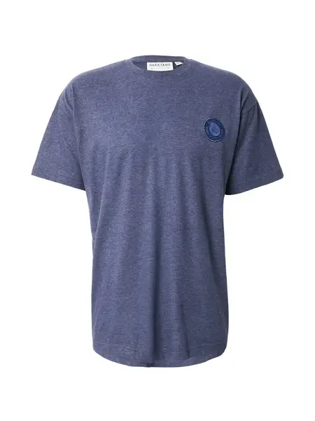naketano Tričko  modrá melírovaná