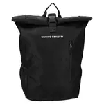 Veľký pánsky rolovací batoh Enrico Benetti Zoker - čierna