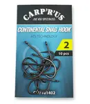 Carp´R´Us háčky Continetal Snag Hook č.2 10ks