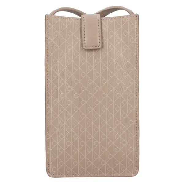 Dámska kabelka na mobil a doklady Calvin Klein Gia - čierna