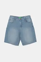 Dětské riflové kraťasy United Colors of Benetton modrá barva, nastavitelný pas, 44LGC9048