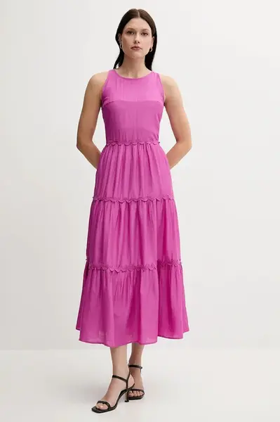 Šaty s příměsí lnu Pedro del Hierro