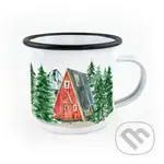 Smaltovaný hrnek Chata
