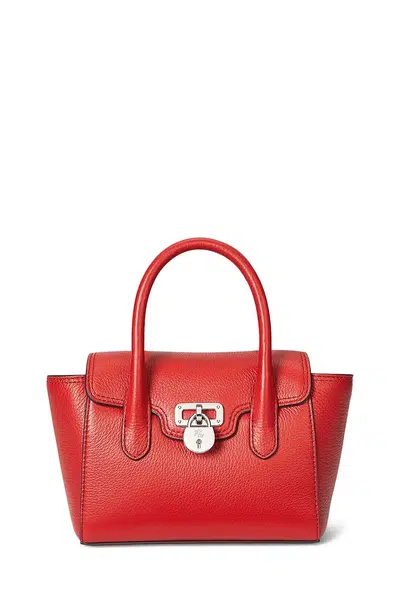 Kožená kabelka Lauren Ralph Lauren oranžová barva, 431969349