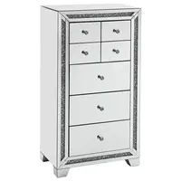 Xora KOMODA, barvy stříbra, 65,5/120/40,5 cm