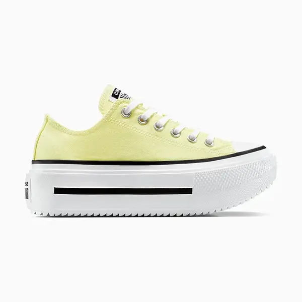 Tenisky Converse Chuck Taylor All Star Lift Double Stack dámské, žlutá barva, A16283C