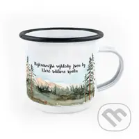 Smaltovaný hrnek Nejkrásnější výhledy jsou ty, které sdílíme spolu