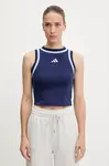 Top adidas W CB Color Pop tmavomodrá barva, JG4182