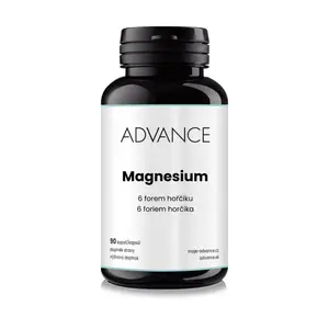 ADVANCE Magnesium 6 forem hořčíku 90 kapslí