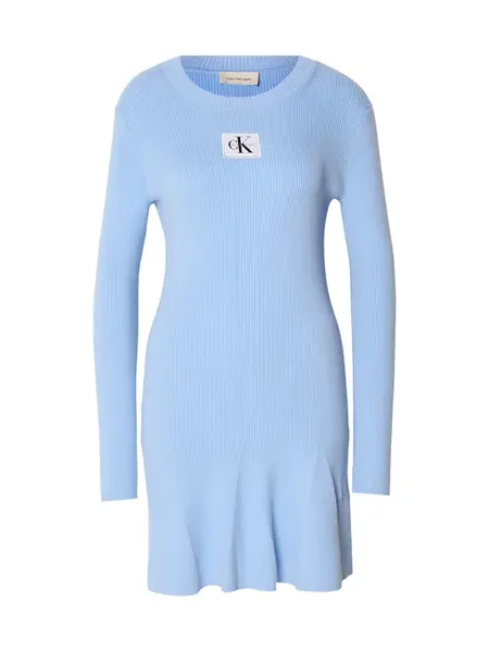 Calvin Klein Jeans Pletené šaty  svetlomodrá