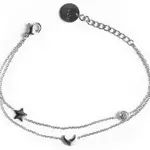 Vuch Módní ocelový náramek Infinity Silver