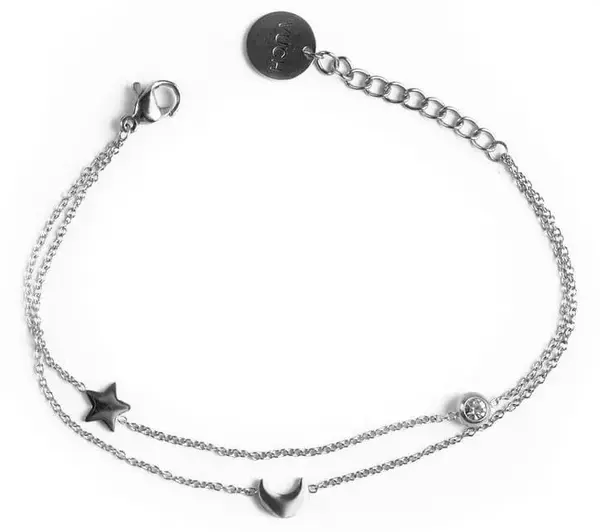 Vuch Módní ocelový náramek Infinity Silver