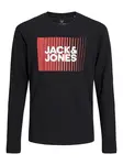 JACK & JONES MINI Tričko  červená / čierna / biela
